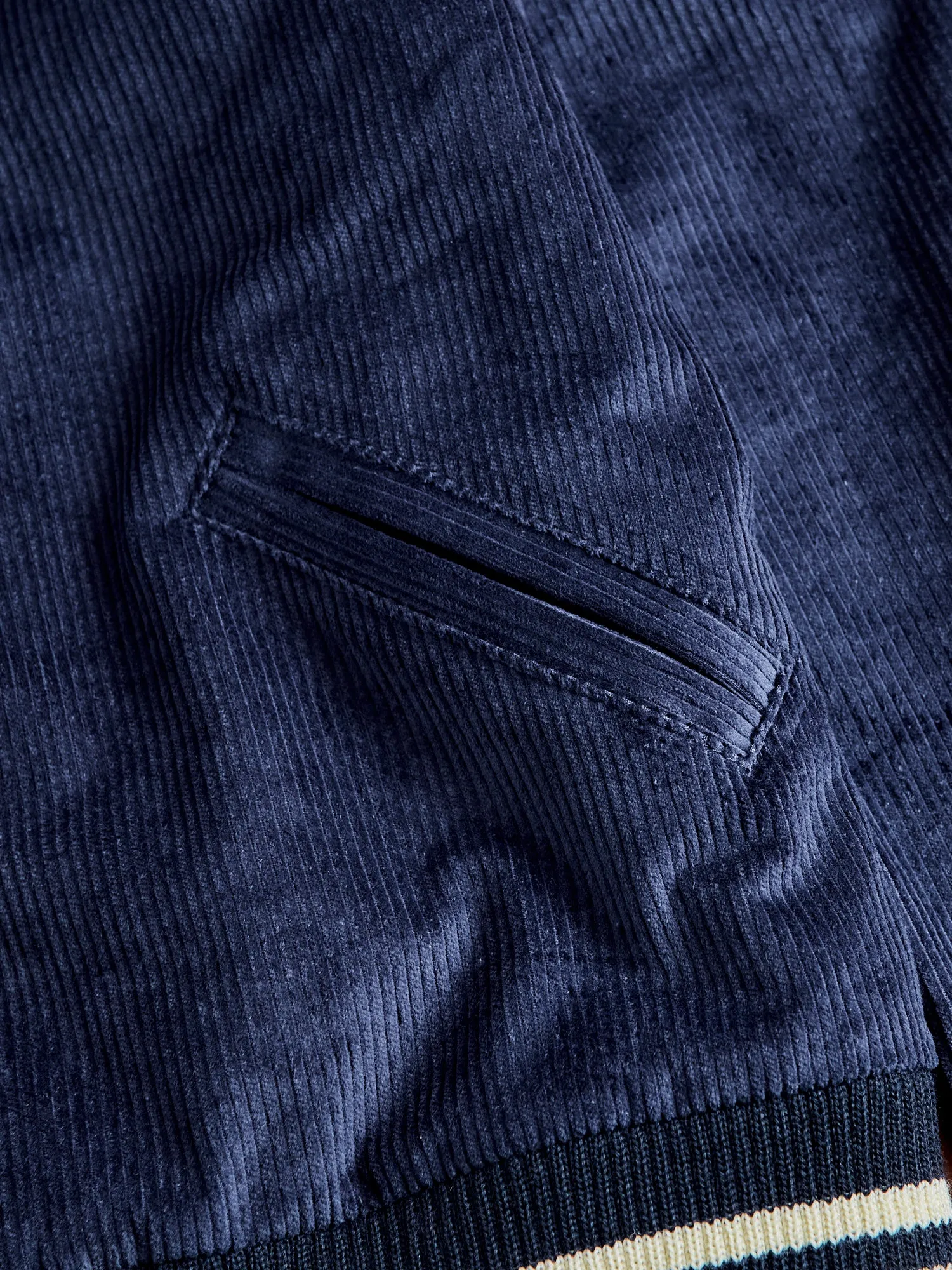 Team Jacket in Navy Corduroy