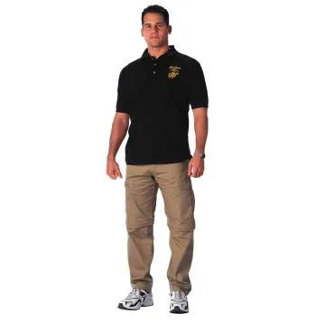 USMC Moisture Wicking Embroidered Polo