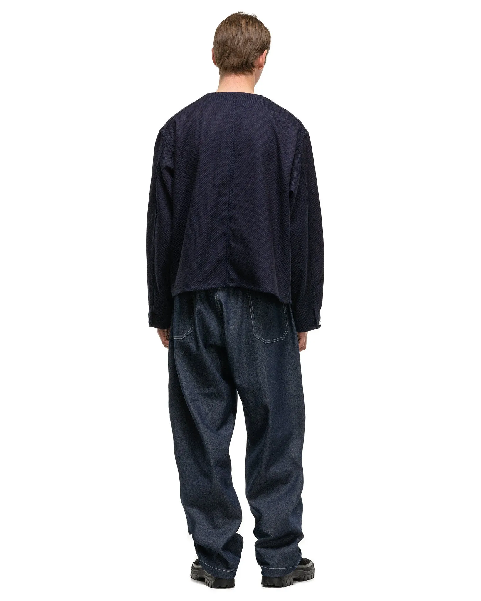 WORKADAY Engineer Short Jacket Dark Navy Cotton Heavy Base